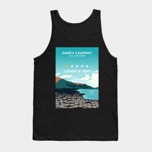 Giant's Causeway One Star Review Northern Ireland Travel Poster Tank Top